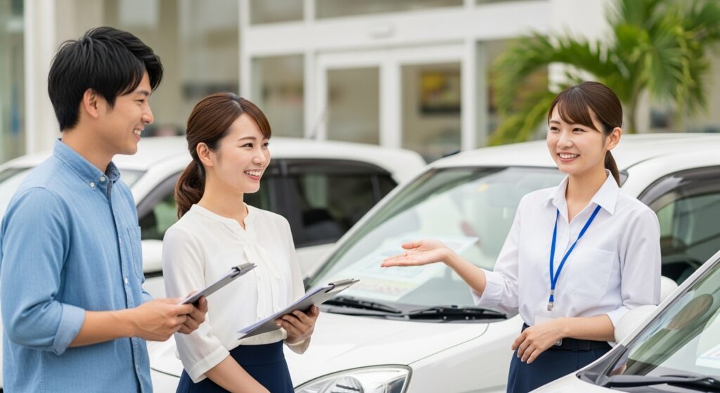 🚗【購入の流れ完全ガイド】浦添市から那覇本店へ！自社ローンで叶えるカーライフ