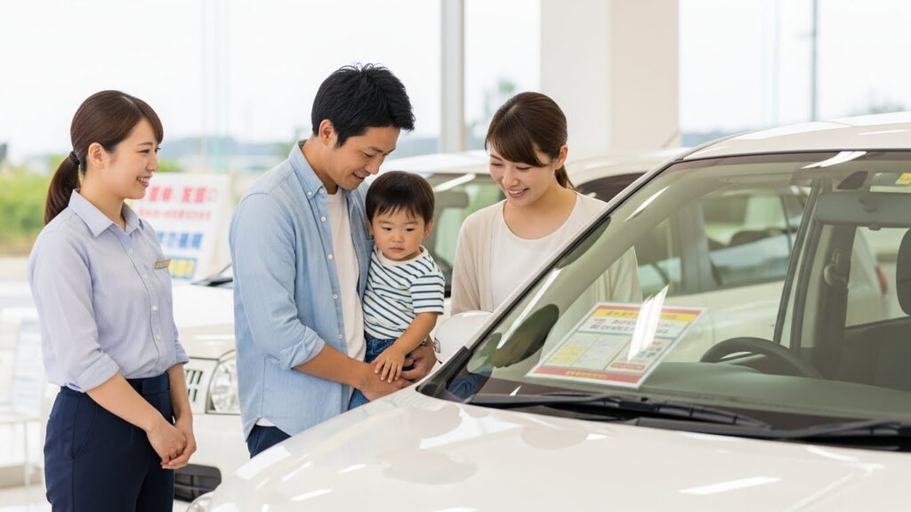 南城市で子育て世代に人気のファミリーカー！沖縄の自社ローン中古車の値段／価格相場