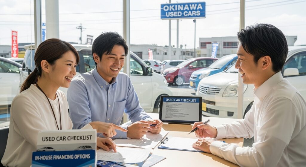 沖縄で自社ローン中古車を選ぶ時のチェックポイント