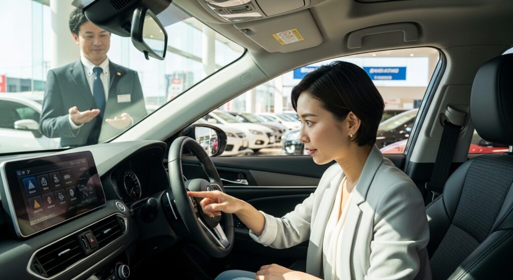 車の安全装備は何を見る？女性が安心できる機能