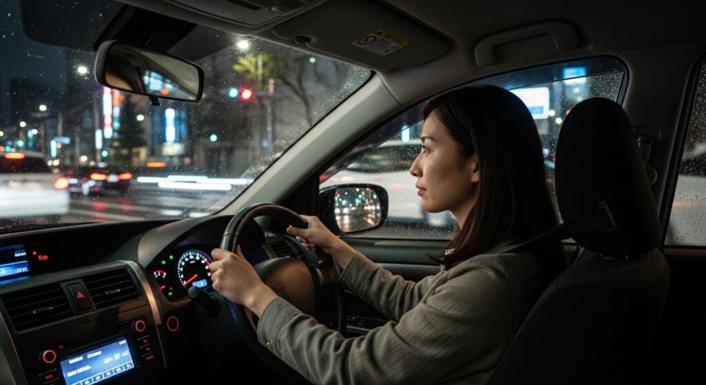 車内防犯で女性ができること｜夜の運転を安心に
